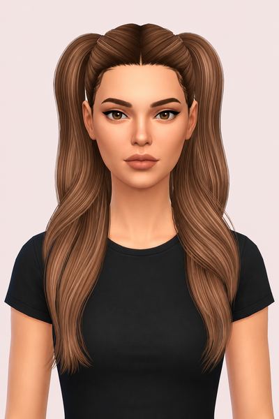 DANI HAIR (EARLY ACCESS) custom content (CC) for Sims 4 by simpliciaty