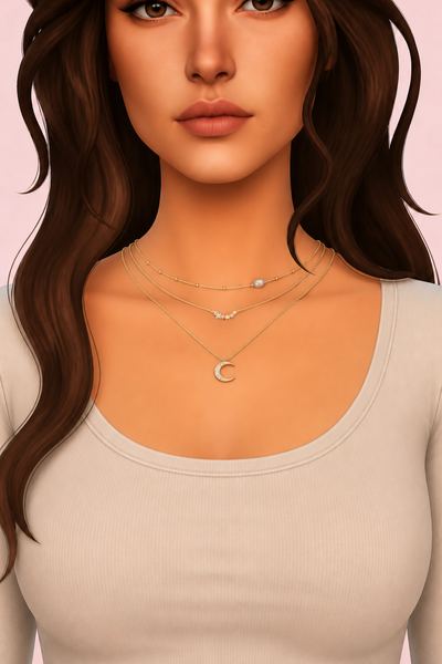 QUINN NECKLACE (EARLY ACCESS) custom content (CC) for Sims 4 by simpliciaty