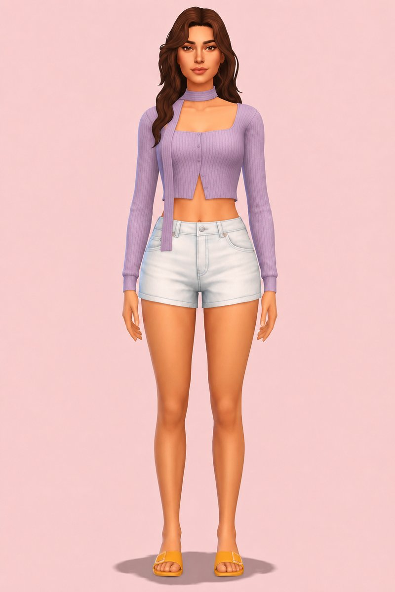 TORI TOP (EARLY ACCESS) custom content (CC) for Sims 4 by simpliciaty