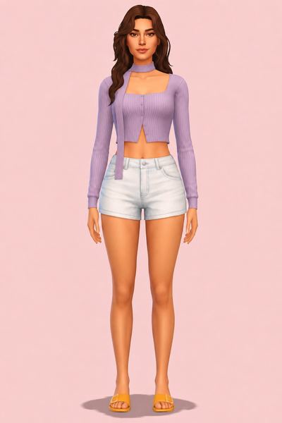 TORI TOP (EARLY ACCESS) custom content (CC) for Sims 4 by simpliciaty