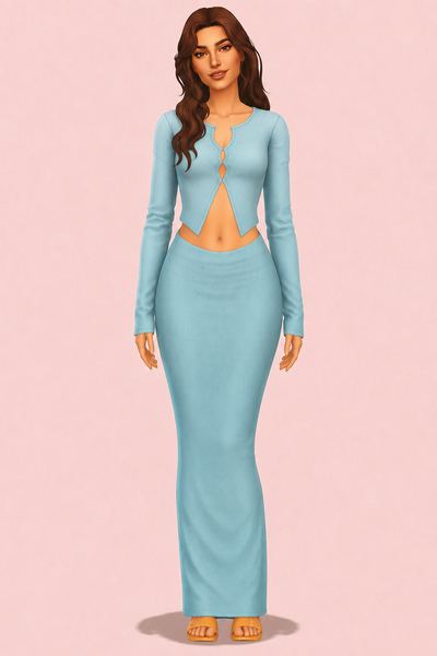 Lianna Full Body custom content (CC) for Sims 4 by simpliciaty