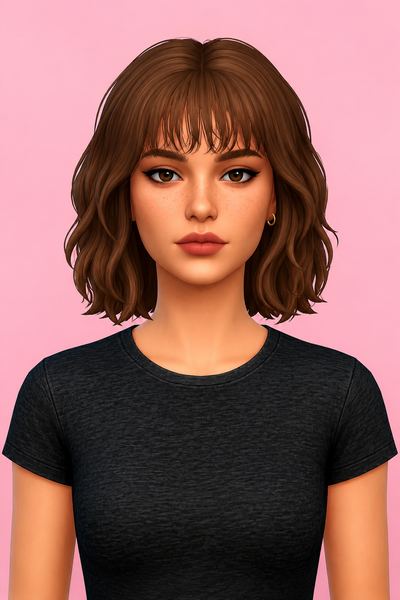 Bangs Collection #3 custom content (CC) for Sims 4 by simpliciaty