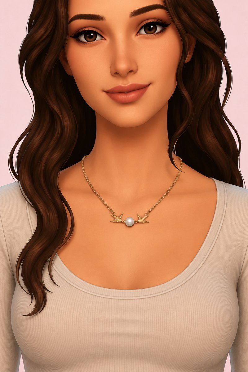 Standalone Necklace Collection #4 custom content (CC) for Sims 4 by simpliciaty