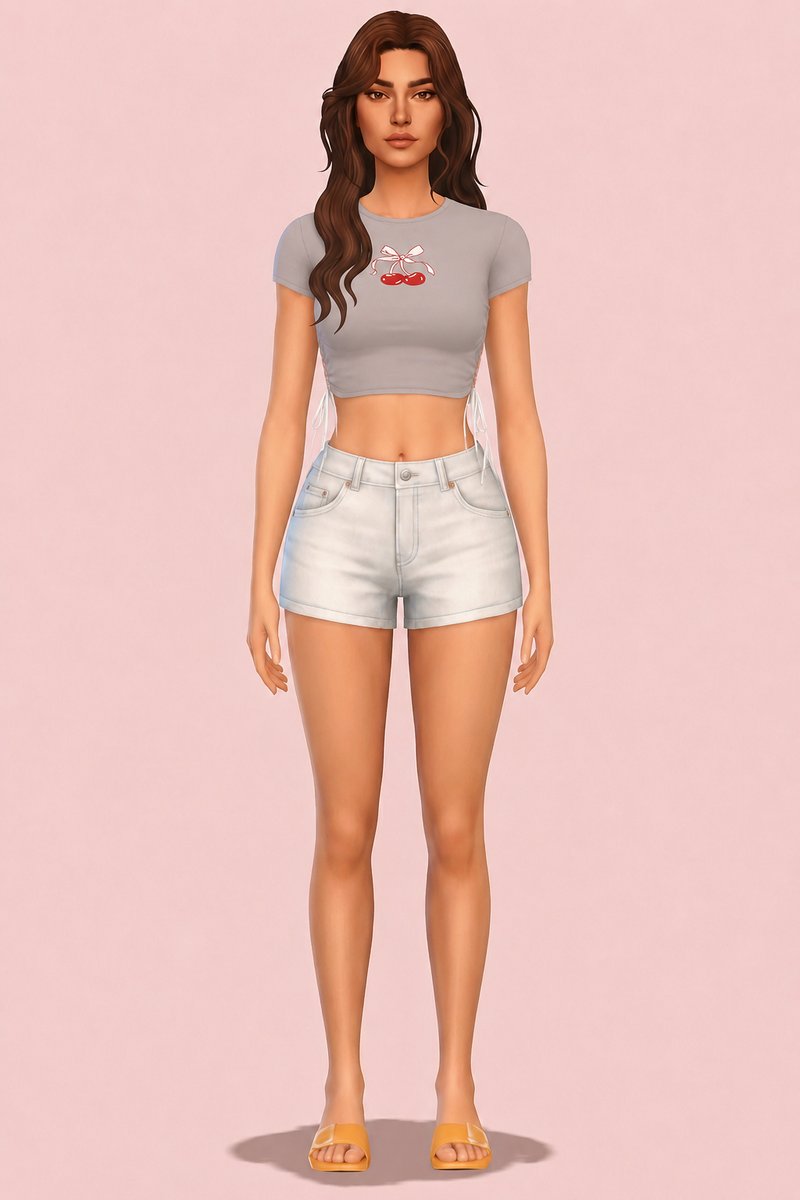 JULIA TOP (EARLY ACCESS) custom content (CC) for Sims 4 by simpliciaty
