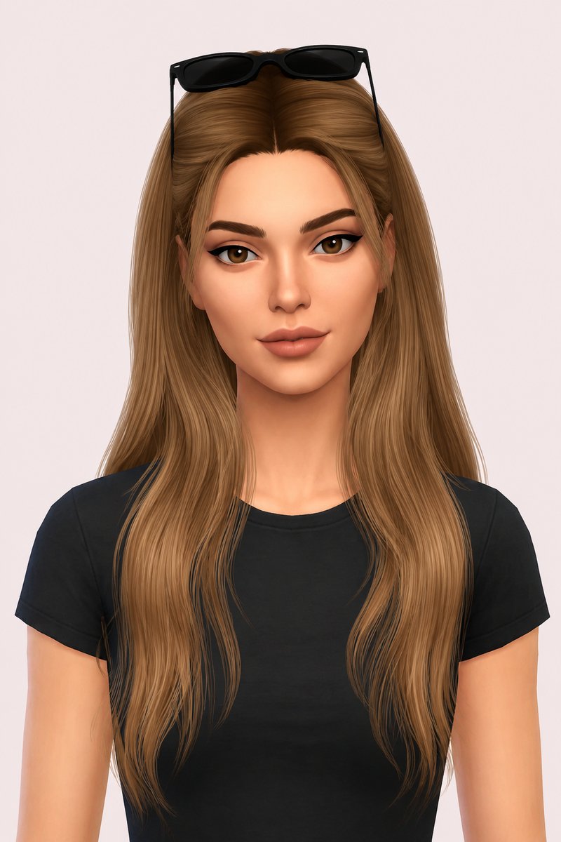 JESSICA HAIR (EARLY ACCESS) custom content (CC) for Sims 4 by simpliciaty