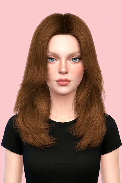 DAPHNE HAIR (EARLY ACCESS) custom content (CC) for Sims 4 by simpliciaty