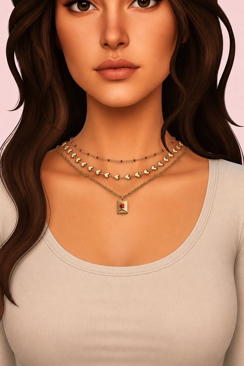 JULIET NECKLACE (EARLY ACCESS) custom content (CC) for Sims 4 by simpliciaty