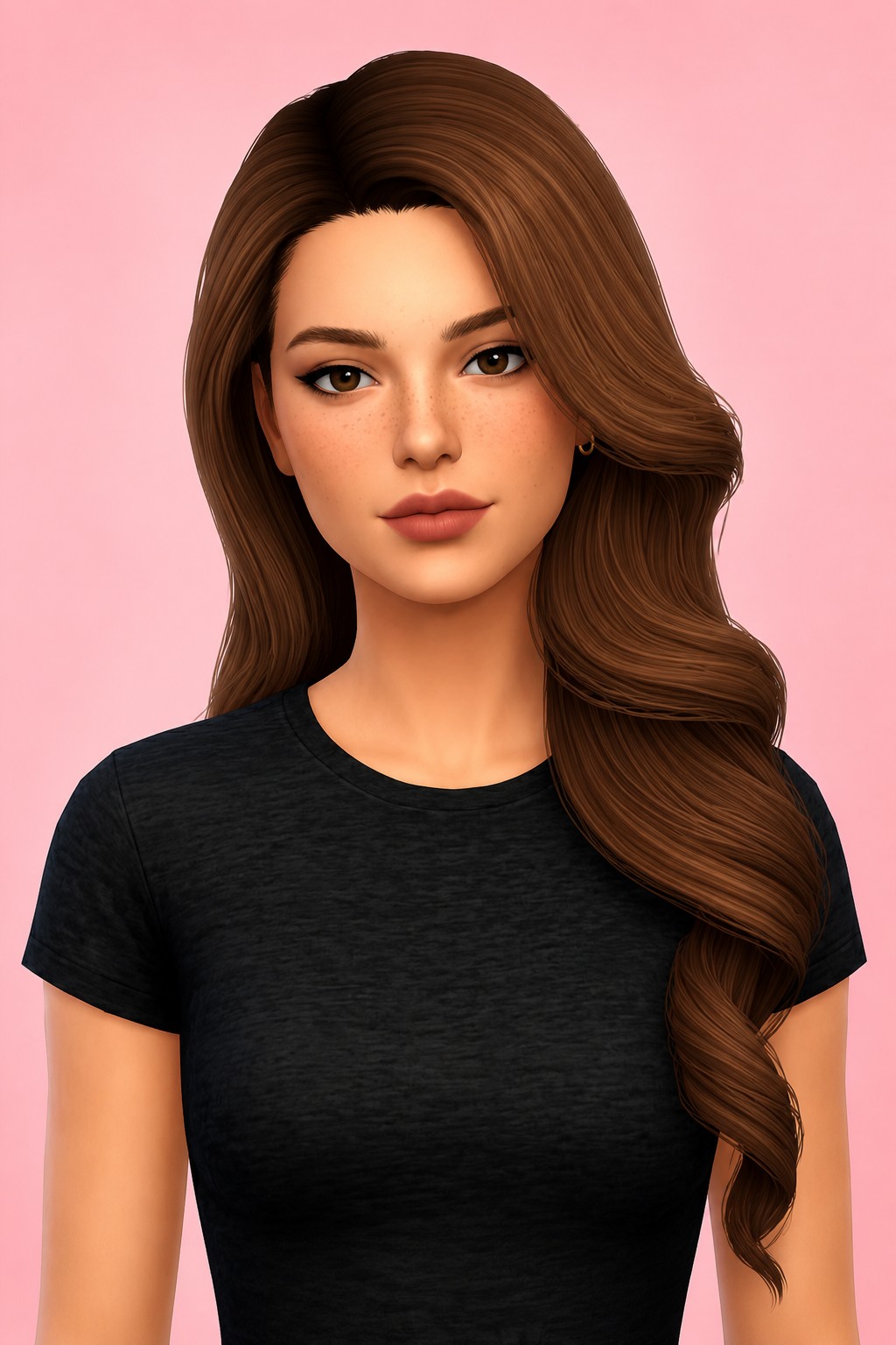LANITA HAIR (EARLY ACCESS) custom content (CC) for Sims 4 by simpliciaty