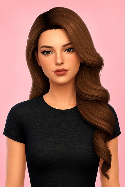 LANITA HAIR (EARLY ACCESS) custom content (CC) for Sims 4 by simpliciaty