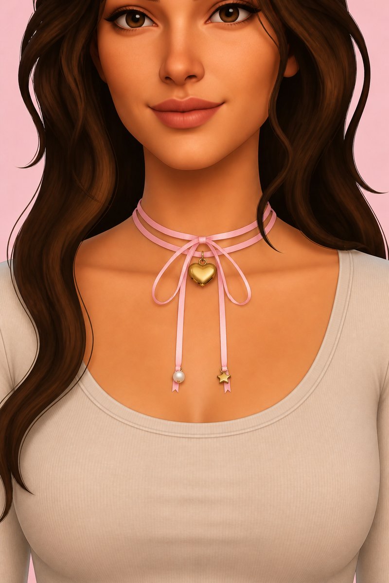 ISABELLE NECKLACE (EARLY ACCESS) custom content (CC) for Sims 4 by simpliciaty