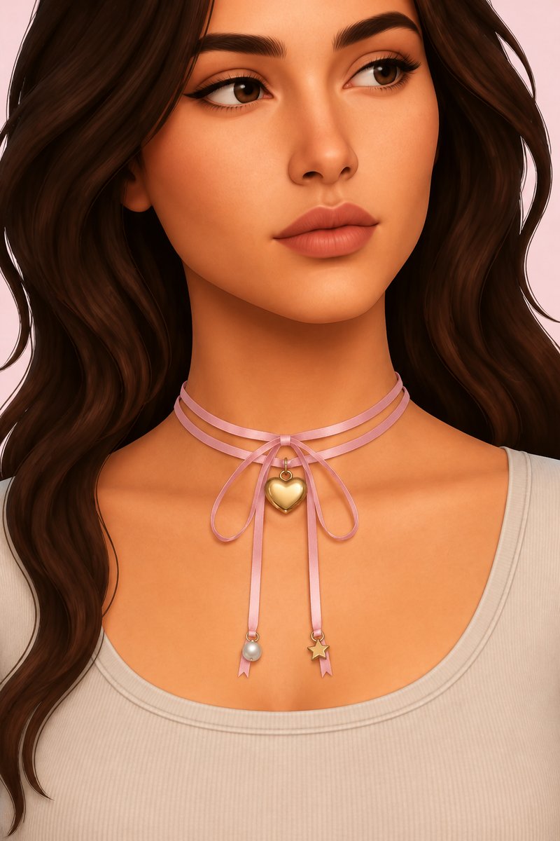 ISABELLE NECKLACE custom content (CC) for Sims 4 by simpliciaty