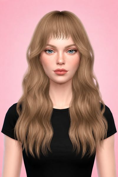 DAKOTA HAIR (EARLY ACCESS) custom content (CC) for Sims 4 by simpliciaty