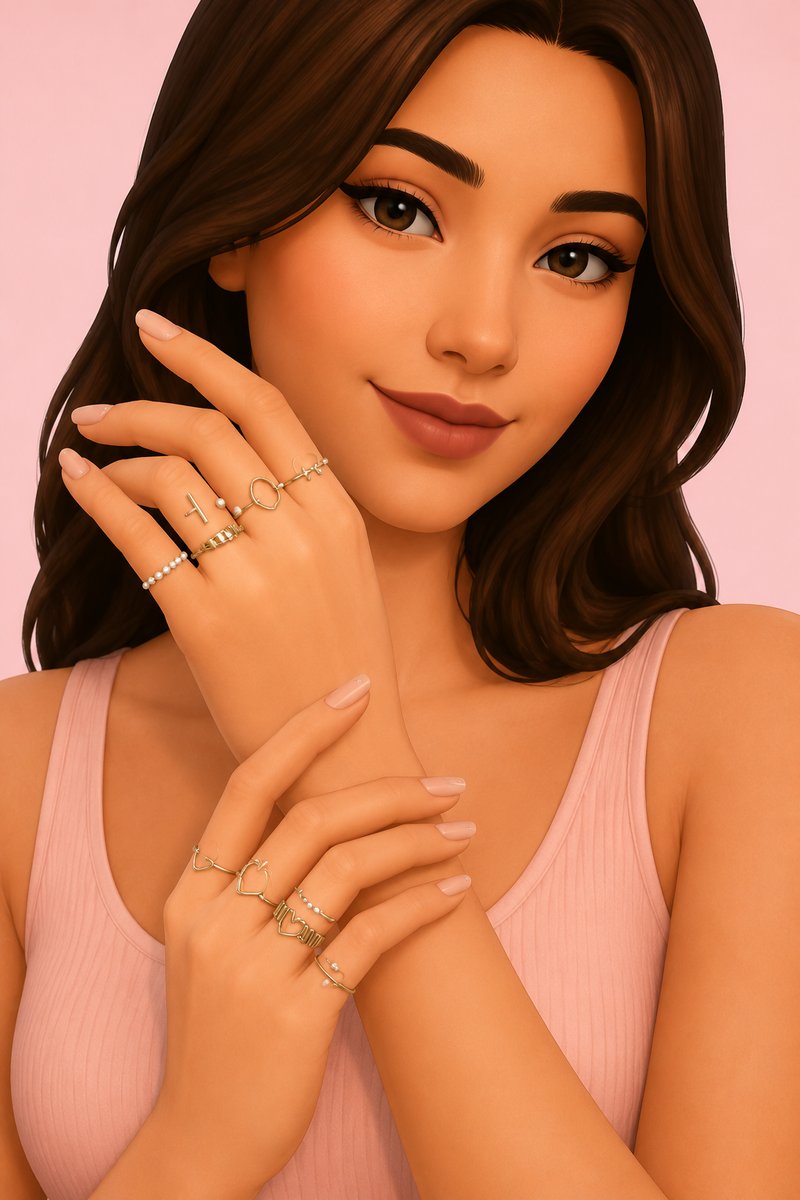 AUBREY RINGS (EARLY ACCESS) custom content (CC) for Sims 4 by simpliciaty