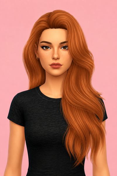 MICHELLE HAIR (EARLY ACCESS) custom content (CC) for Sims 4 by simpliciaty