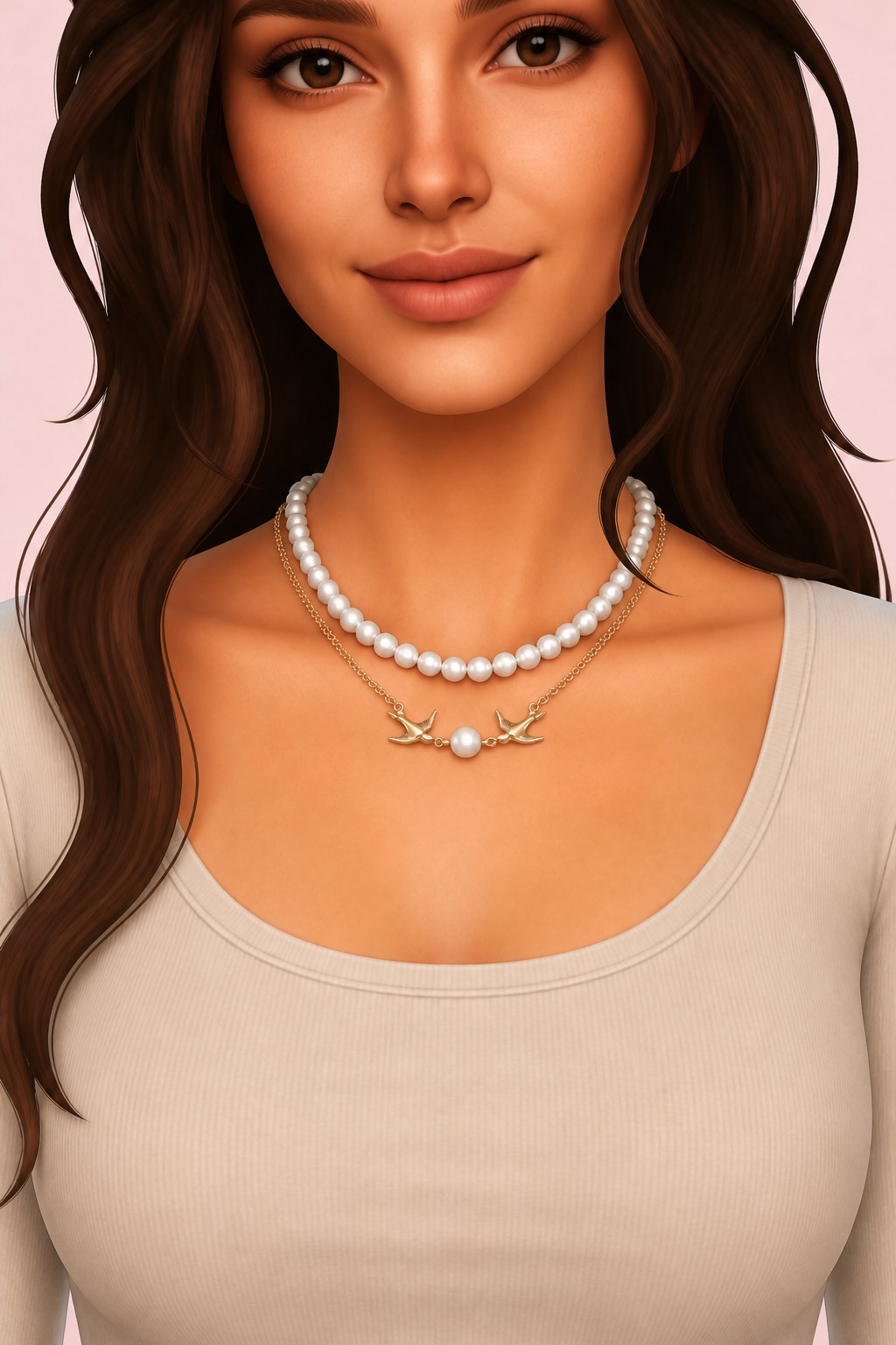 BIRDIE NECKLACE (EARLY ACCESS) custom content (CC) for Sims 4 by simpliciaty