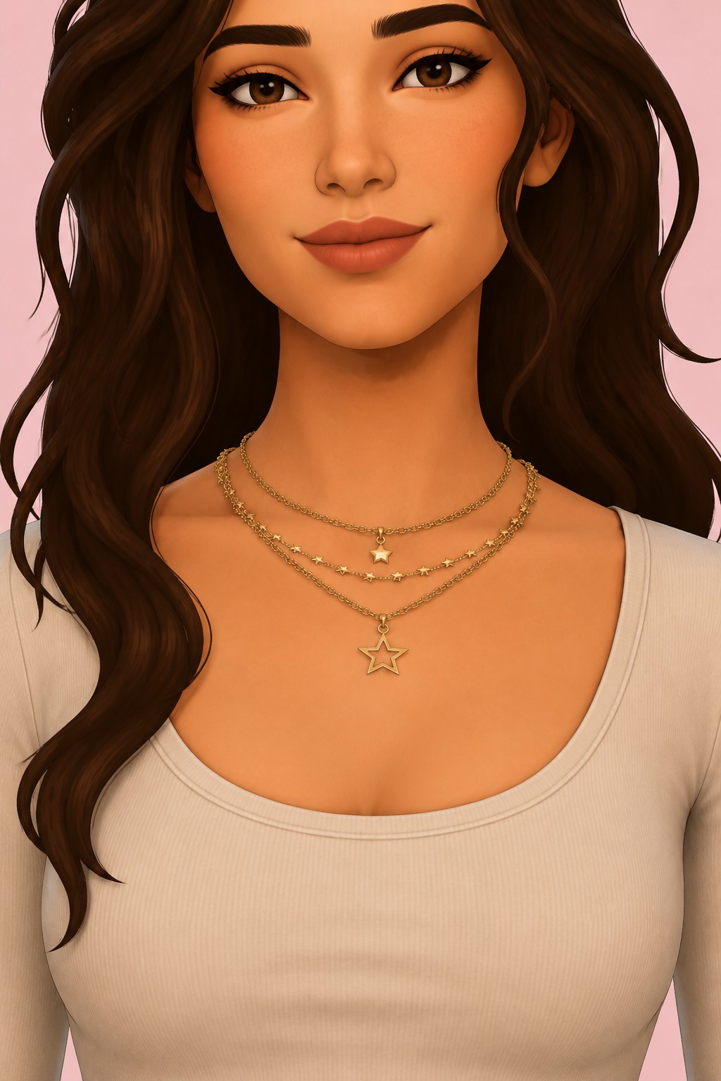 ASTRA NECKLACE custom content (CC) for Sims 4 by simpliciaty
