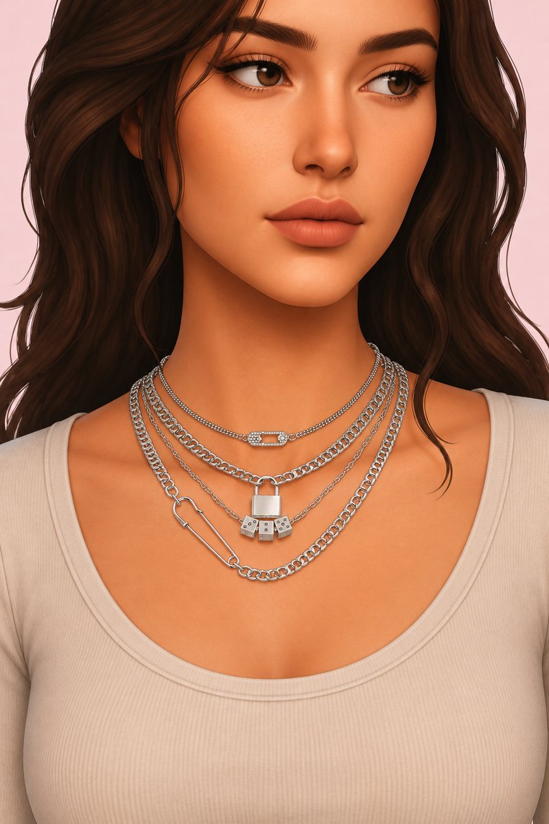 ANYA NECKLACE custom content (CC) for Sims 4 by simpliciaty