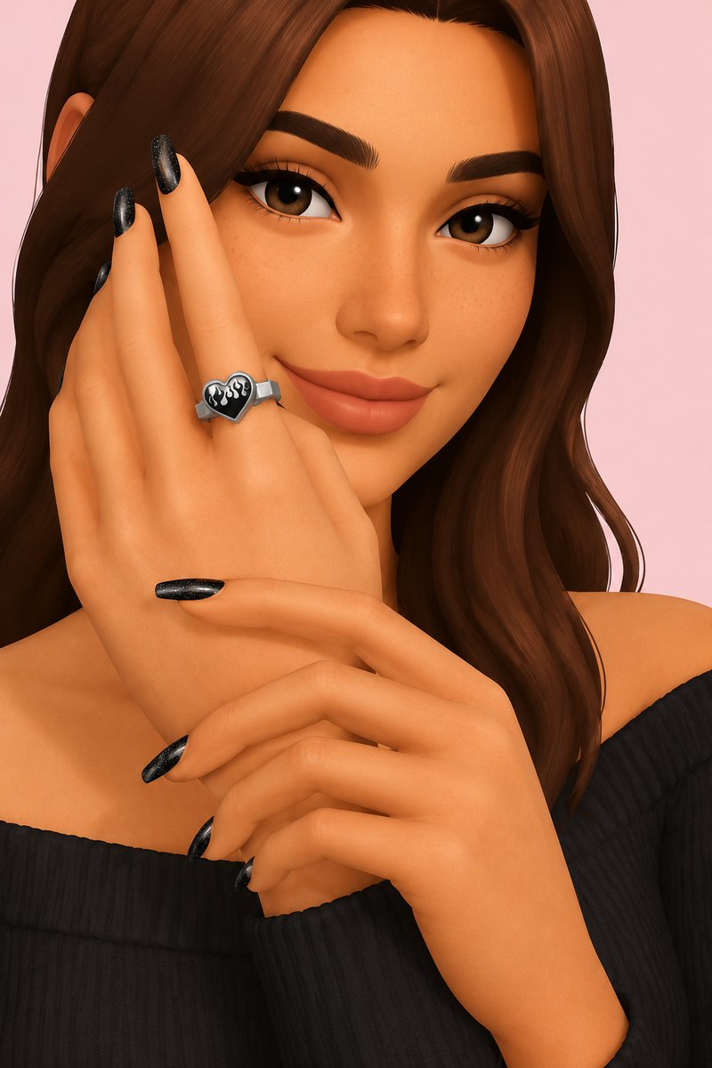 ZIVA RINGS custom content (CC) for Sims 4 by simpliciaty