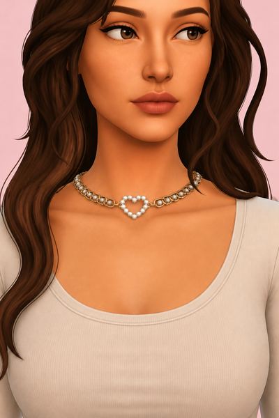 SEIRA NECKLACE custom content (CC) for Sims 4 by simpliciaty