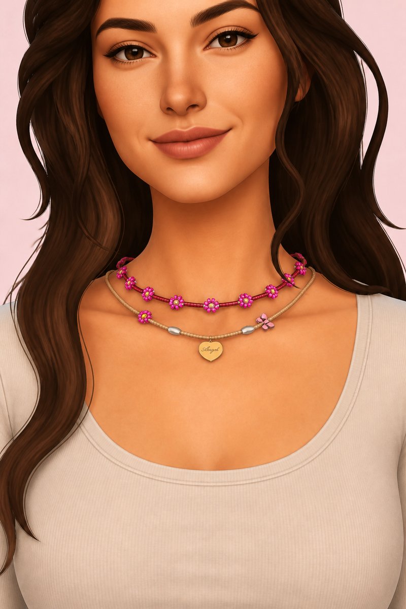 ASTER NECKLACE custom content (CC) for Sims 4 by simpliciaty