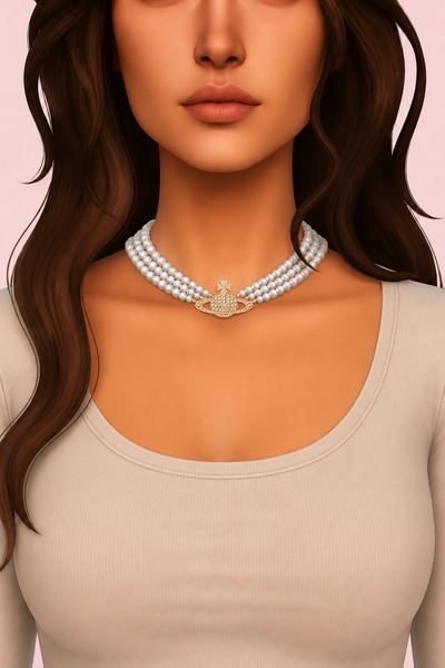 VIVIENNE NECKLACE custom content (CC) for Sims 4 by simpliciaty