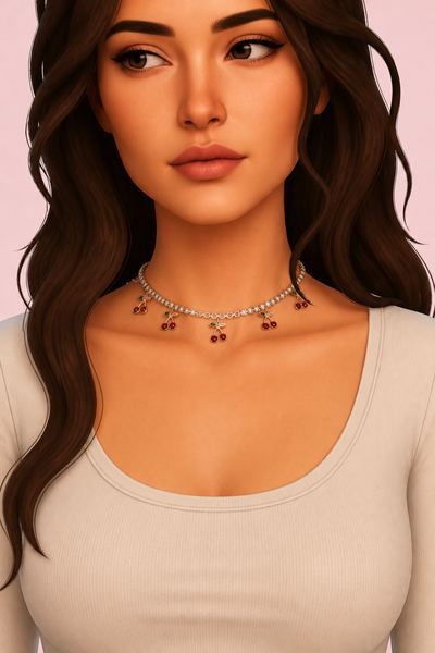 CERISE NECKLACE custom content (CC) for Sims 4 by simpliciaty