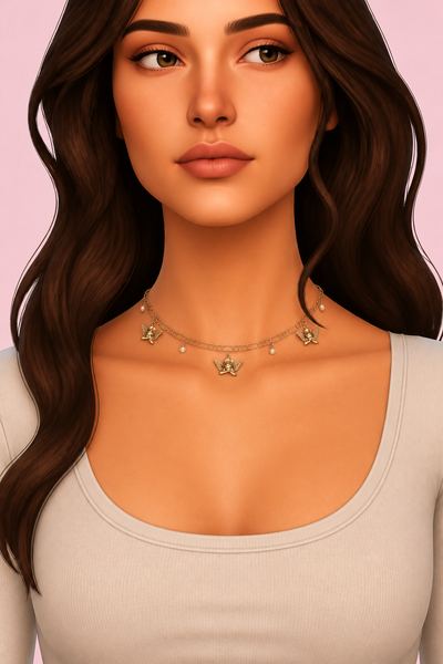 ANGEL NECKLACE custom content (CC) for Sims 4 by simpliciaty