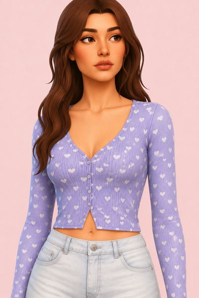 BIANCA TOP custom content (CC) for Sims 4 by simpliciaty
