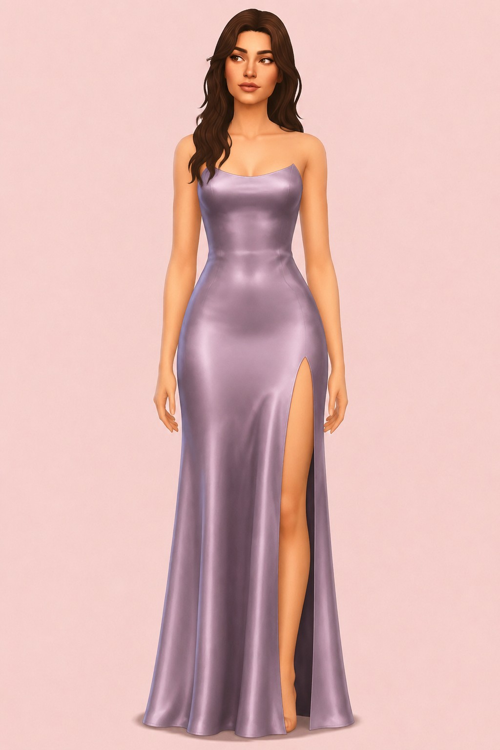 JULIANNA GOWN custom content (CC) for Sims 4 by simpliciaty