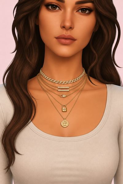 MAEVE NECKLACE custom content (CC) for Sims 4 by simpliciaty