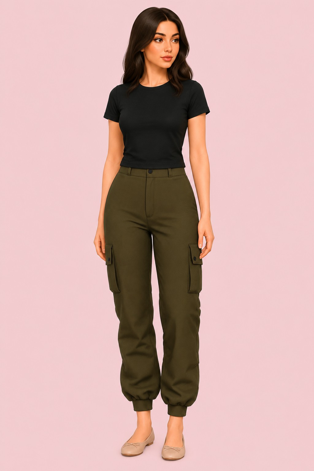 MARNIE CARGO PANTS custom content (CC) for Sims 4 by simpliciaty