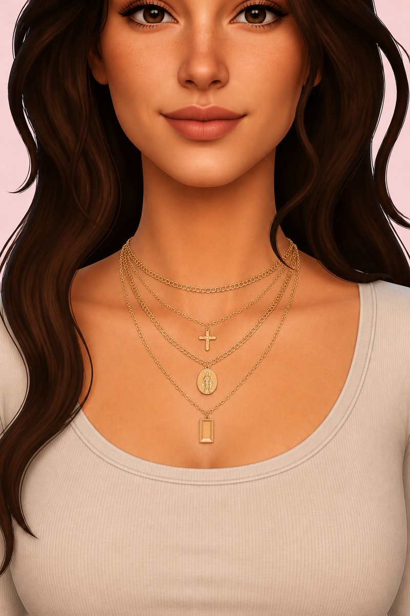 ZURIEL NECKLACE custom content (CC) for Sims 4 by simpliciaty