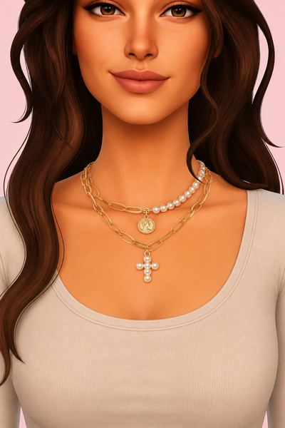 NADIA NECKLACE custom content (CC) for Sims 4 by simpliciaty