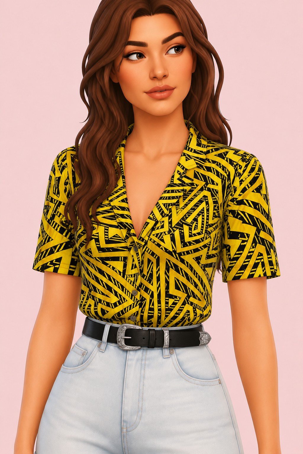 CASSIE TOP custom content (CC) for Sims 4 by simpliciaty