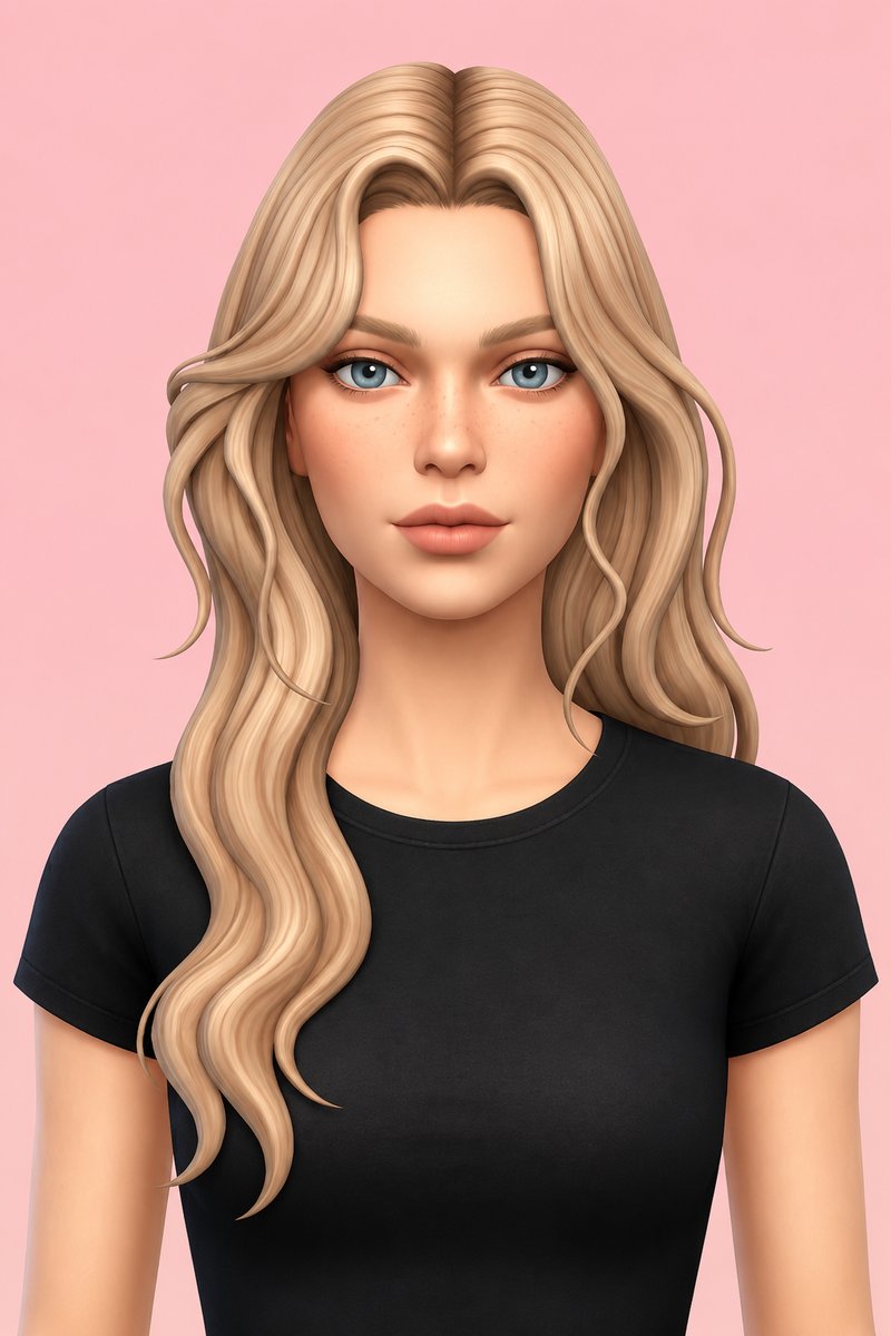 New Hair Colors ♥ custom content (CC) for Sims 4 by simpliciaty