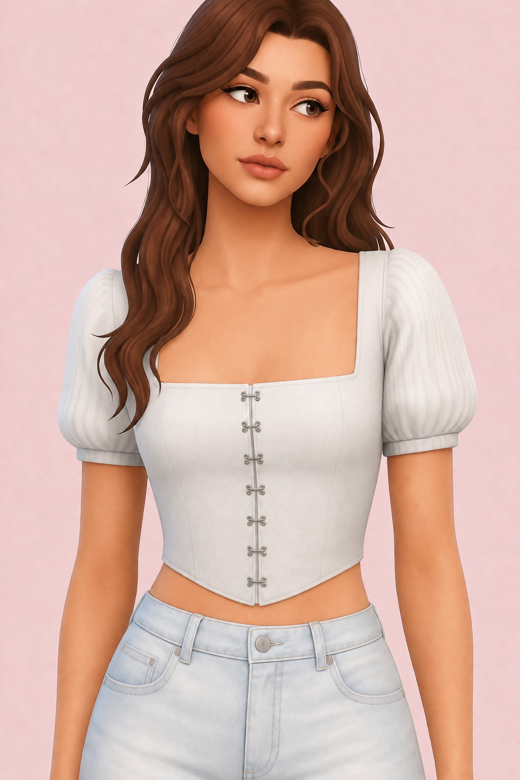 NYA TOP custom content (CC) for Sims 4 by simpliciaty