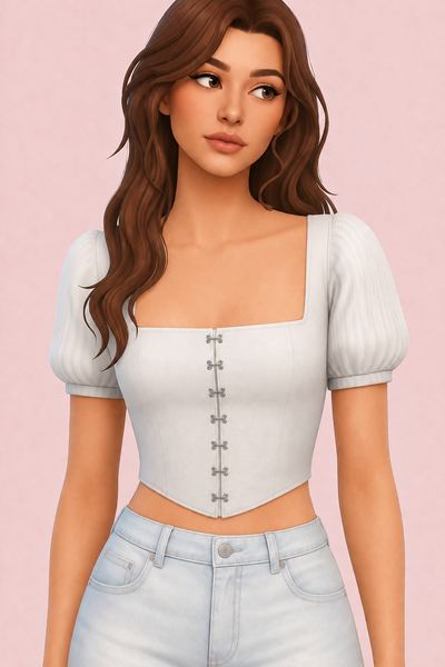NYA TOP custom content (CC) for Sims 4 by simpliciaty