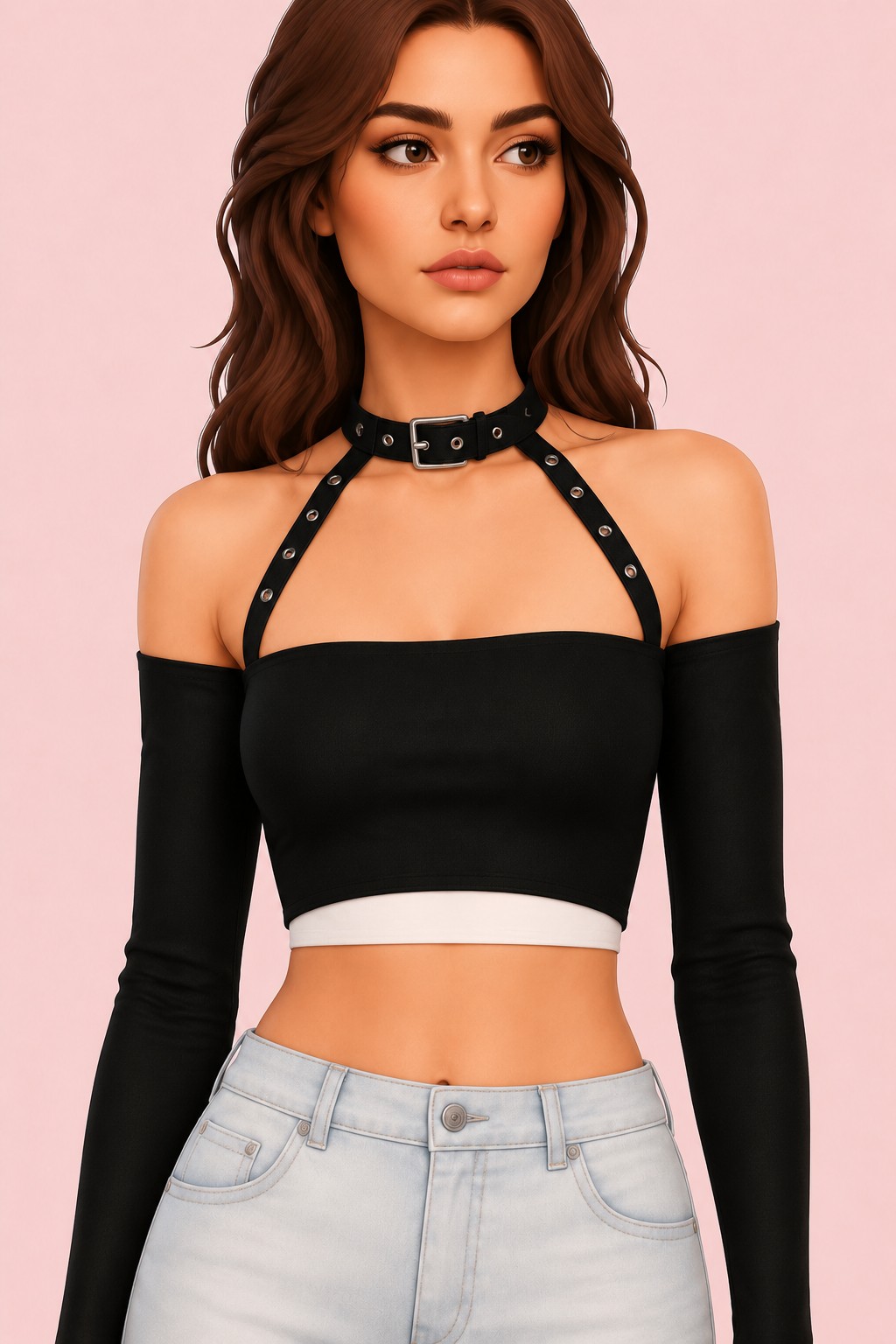 TATIANA TOP custom content (CC) for Sims 4 by simpliciaty
