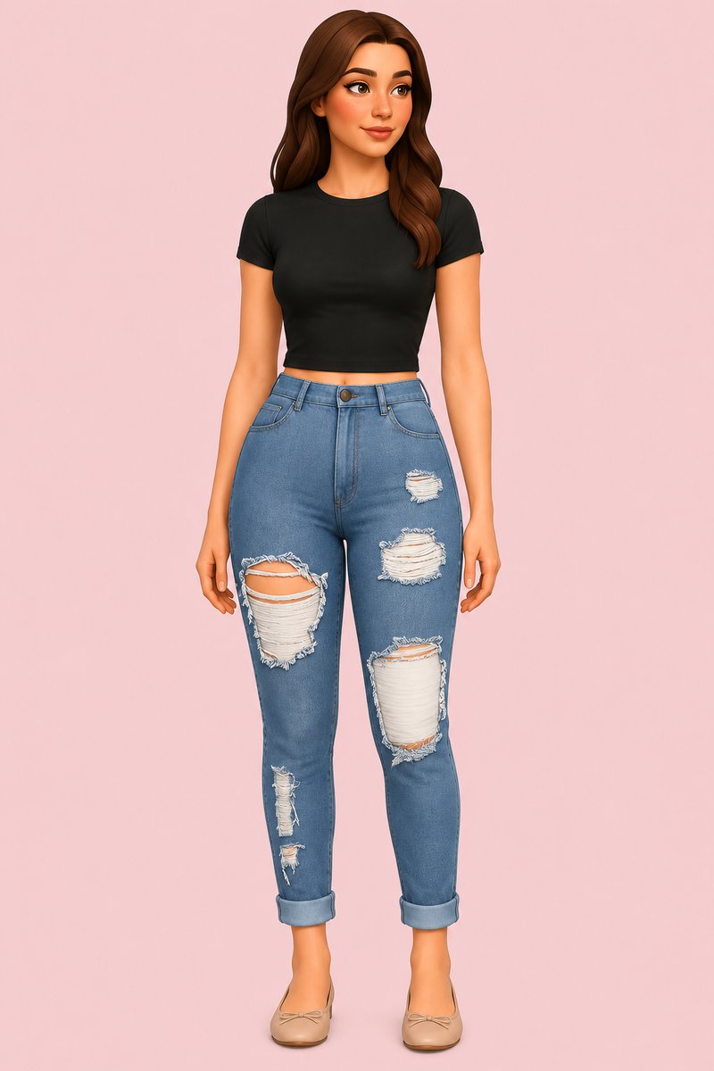 KOURT JEANS custom content (CC) for Sims 4 by simpliciaty