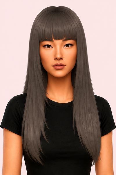NARI HAIR custom content (CC) for Sims 4 by simpliciaty