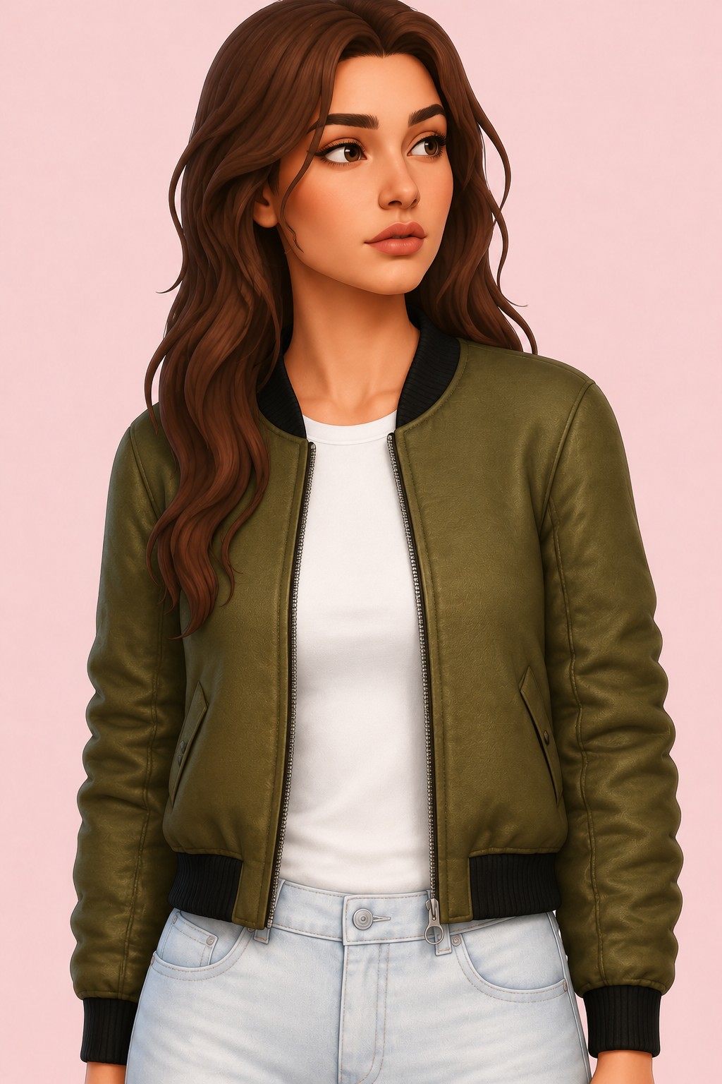 LAIN JACKET custom content (CC) for Sims 4 by simpliciaty