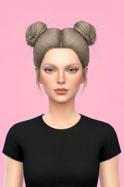 SAYA HAIR custom content (CC) for Sims 4 by simpliciaty