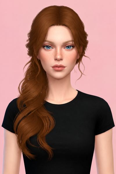 REGAL HAIR custom content (CC) for Sims 4 by simpliciaty