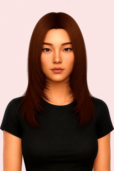 RACHEL HAIR custom content (CC) for Sims 4 by simpliciaty