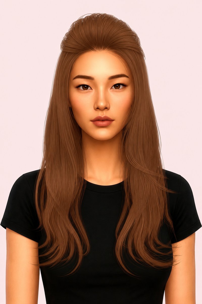 LEONE HAIR custom content (CC) for Sims 4 by simpliciaty