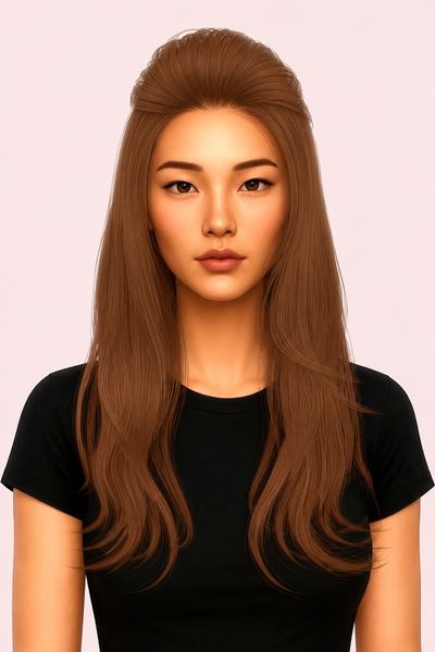 LEONE HAIR custom content (CC) for Sims 4 by simpliciaty
