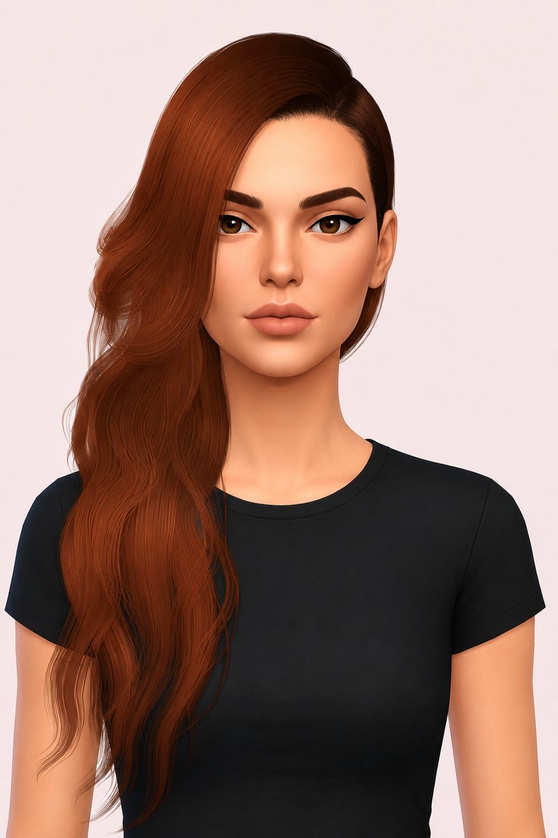 FENTY HAIR custom content (CC) for Sims 4 by simpliciaty