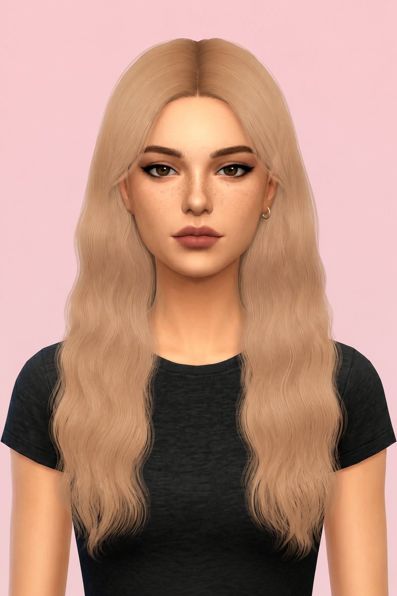 MOONCHILD HAIR custom content (CC) for Sims 4 by simpliciaty