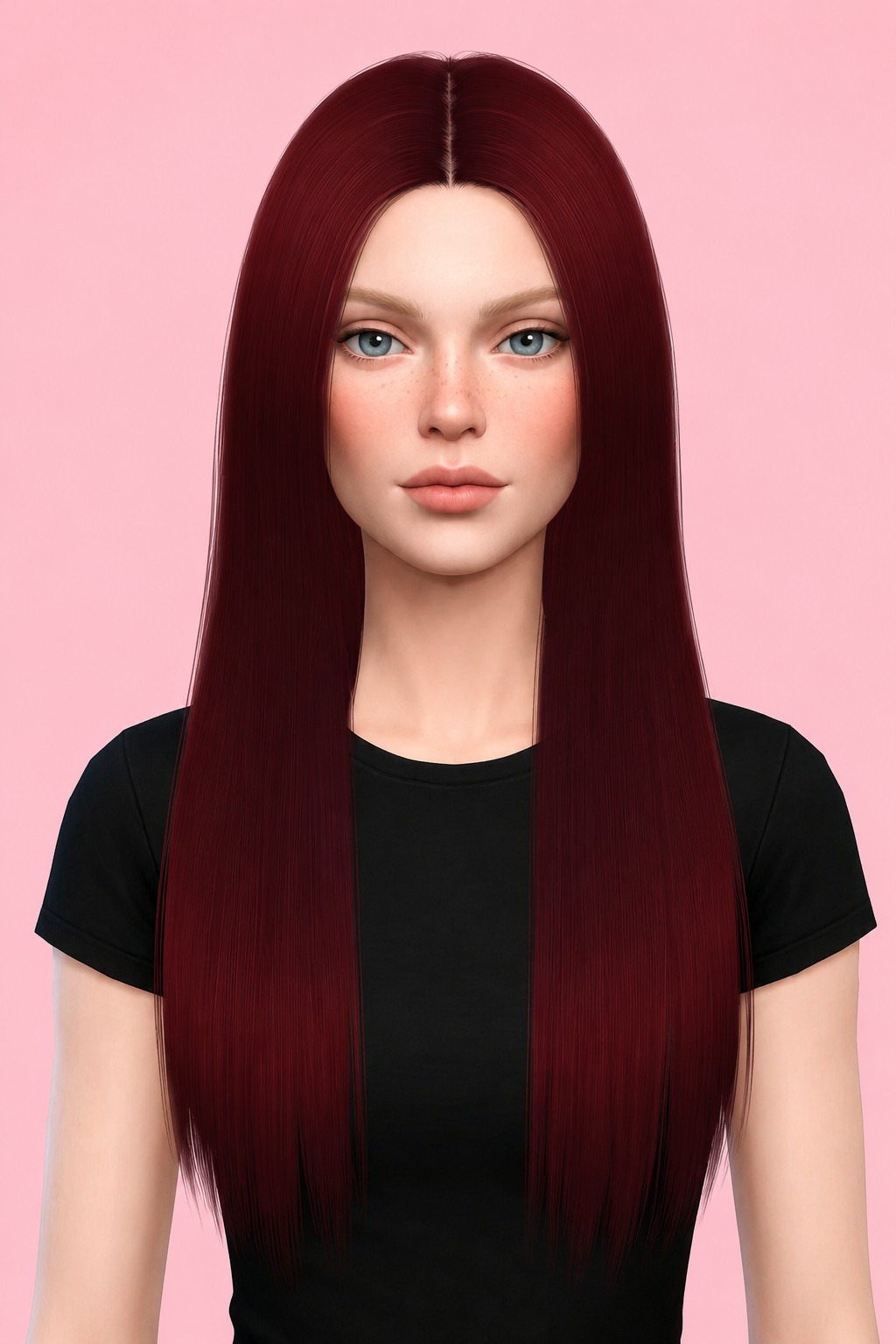 MOONLIGHT HAIR custom content (CC) for Sims 4 by simpliciaty