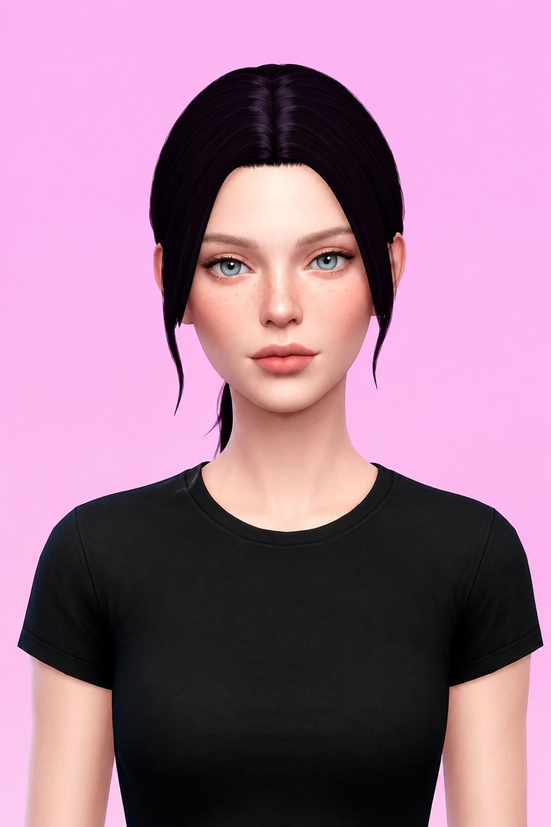 [maxis match] F003 V1 custom content (CC) for Sims 4 by nickname_sims4
